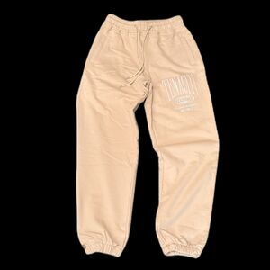 NWT Tenaciti Sweatpants Medium Khaki Globe Logo Designed In America Streetwear